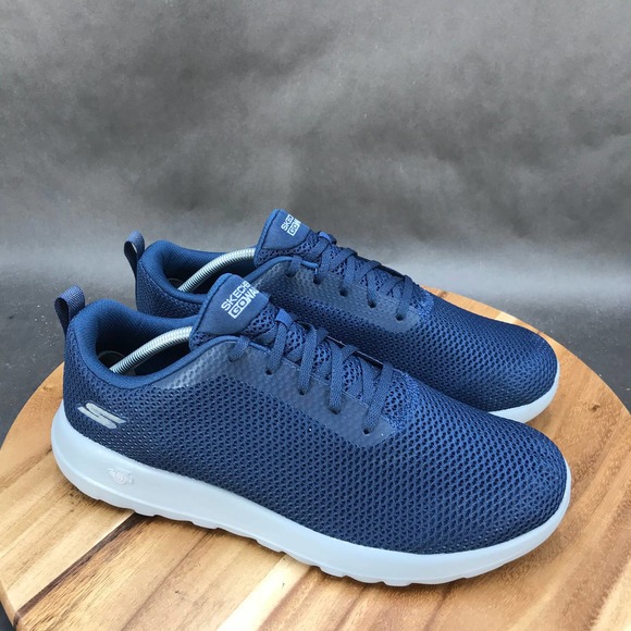 Skechers Other - Skechers GoWalk Max Shoes Men Sz 11.5 Extra Wide Navy Blue Lace Up Mesh Low Top